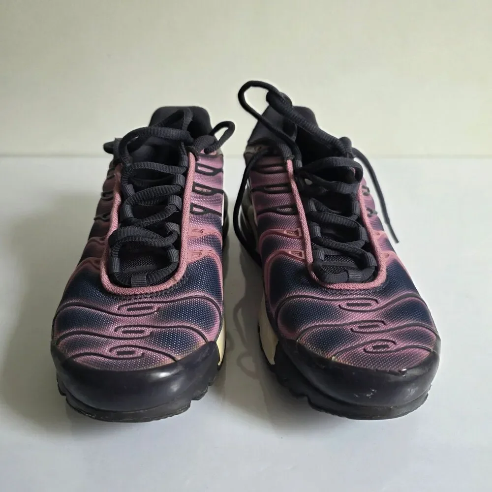 Nike Air Max Plus TN GS Black Pink Fade Sneakers 718071-006 Kids Size 5Y